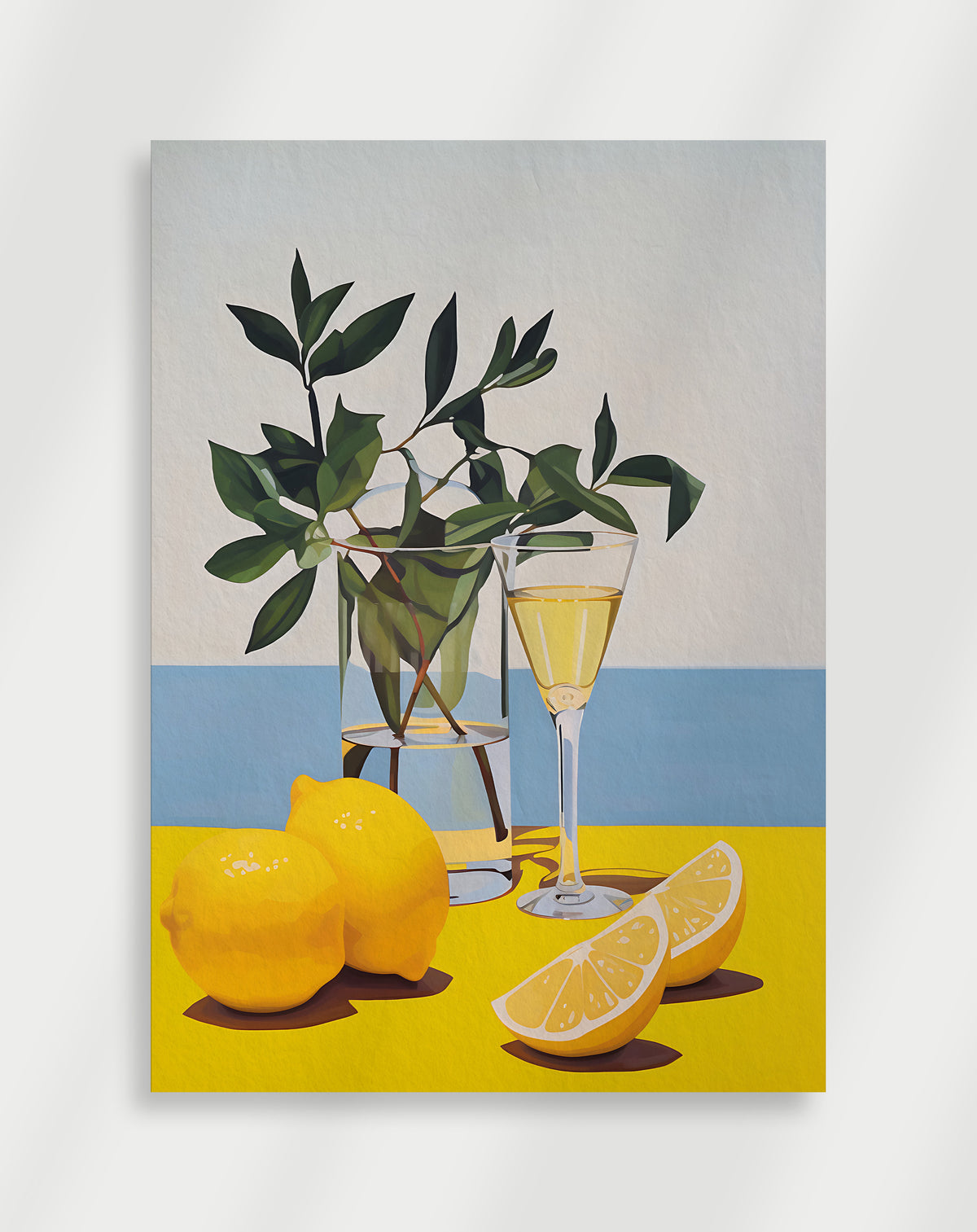 Zitronen-Poster