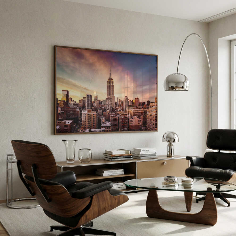 Poster „Sonnenuntergang in Midtown“