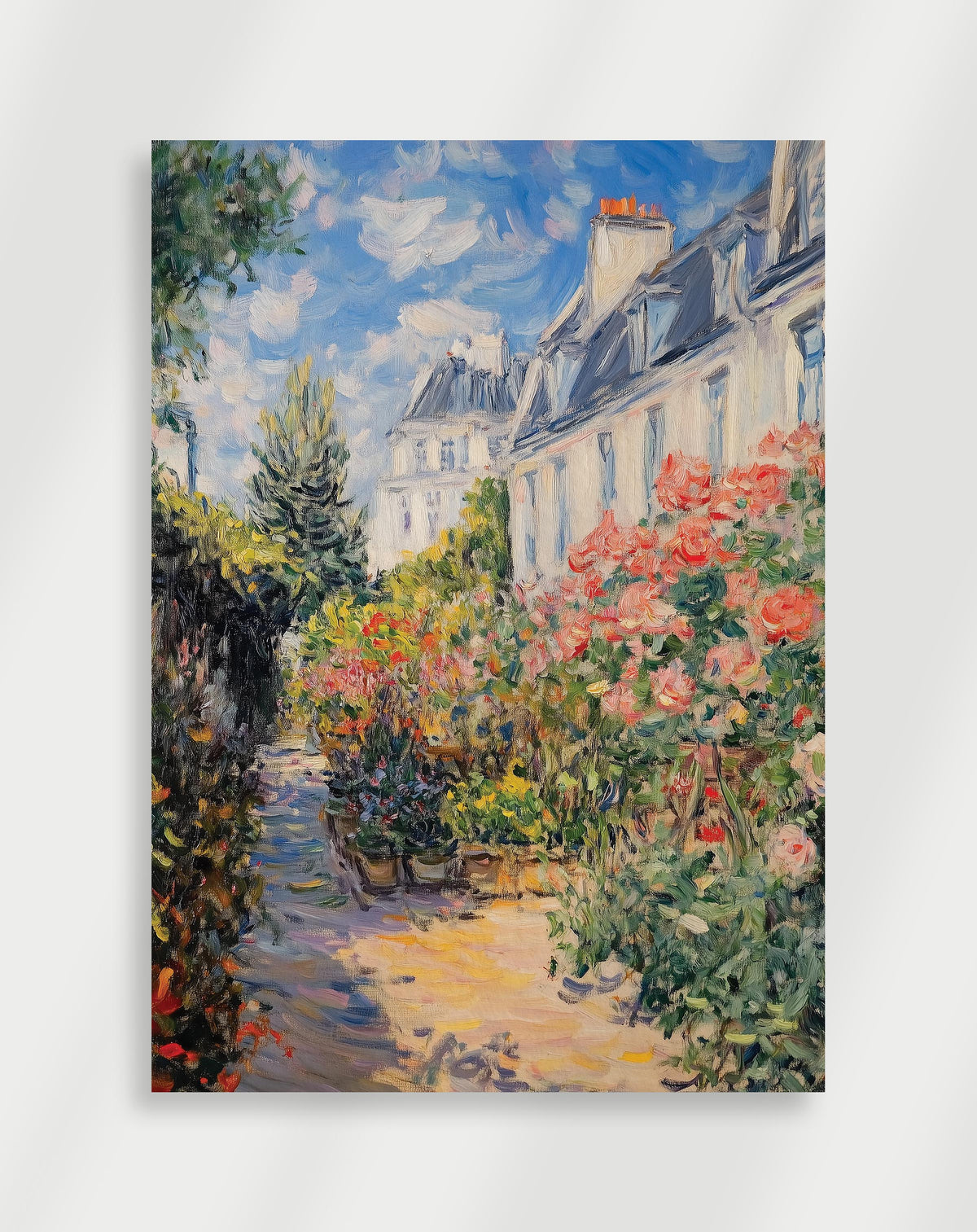 Painting of a garden Poster