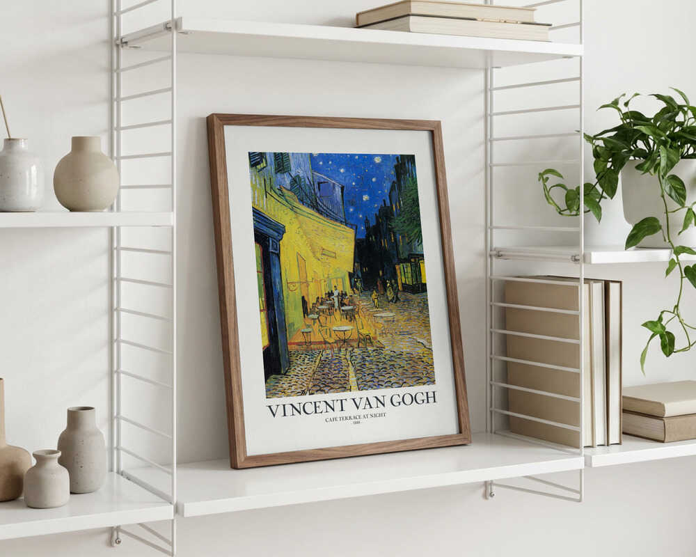 Vincent Van Gogh: Caféterrasse bei Nacht – Poster