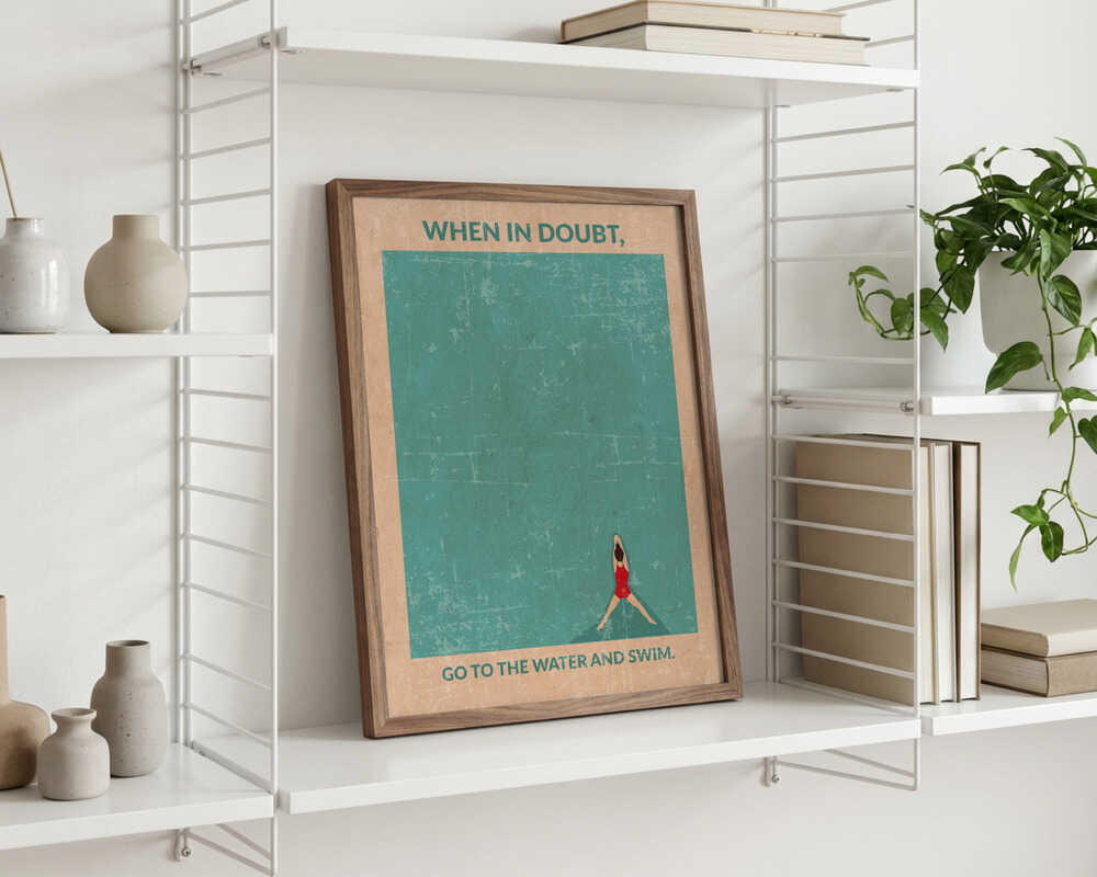 Open Water Standard Wandkunst – Poster
