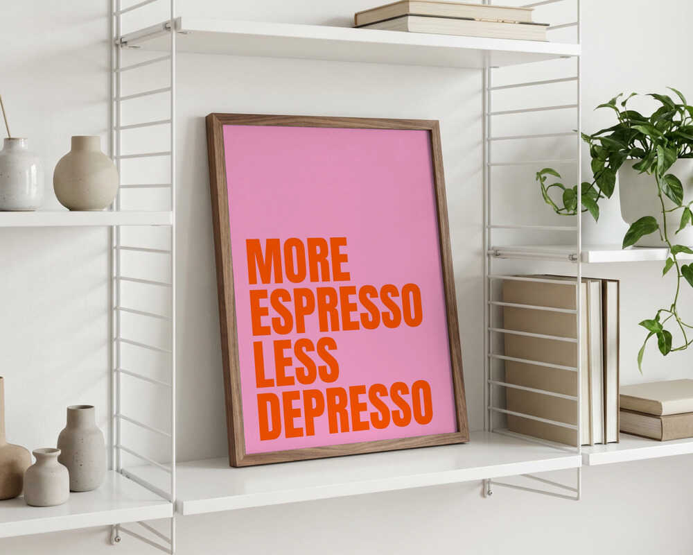 Koffein-Vibes – Poster