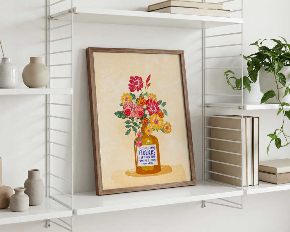 Immer Blumen – Poster