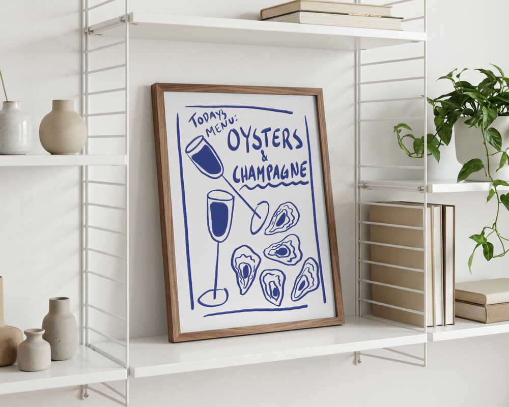 Heutiges Menü: Genuss – Poster