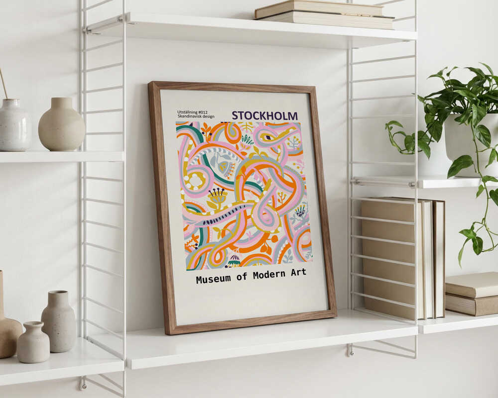 Botanisches Dopamin, Ausstellung Stockholm – Poster