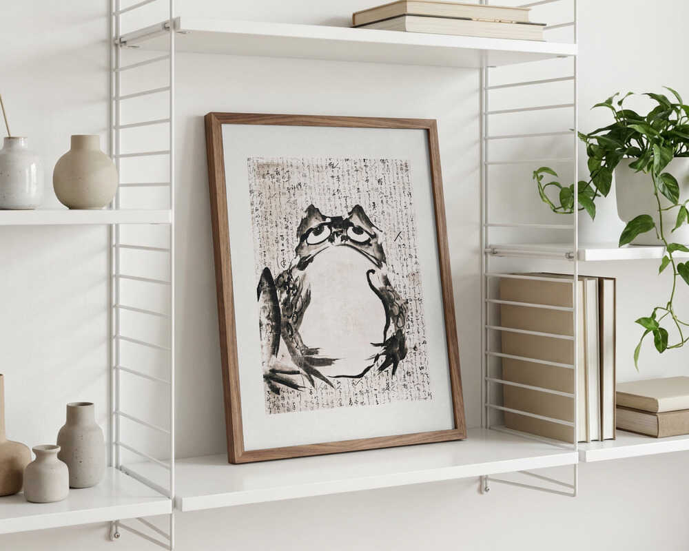 Japanischer Frosch (spätes 18. bis 19. Jahrhundert) – Poster
