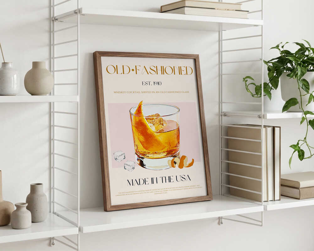 Classic Cocktail Charm Poster