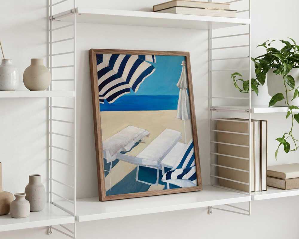 Beachside Serenity Poster