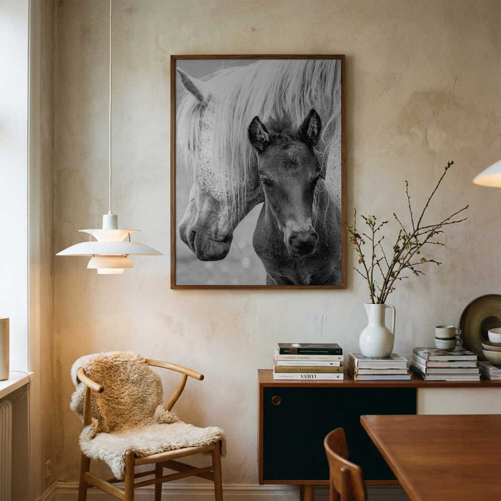Mare and Foal Poster