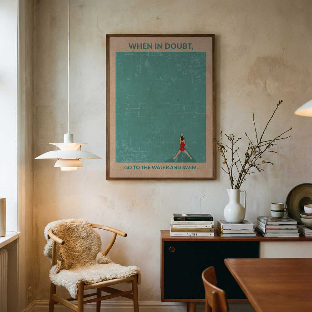 Open Water Standard Wandkunst – Poster