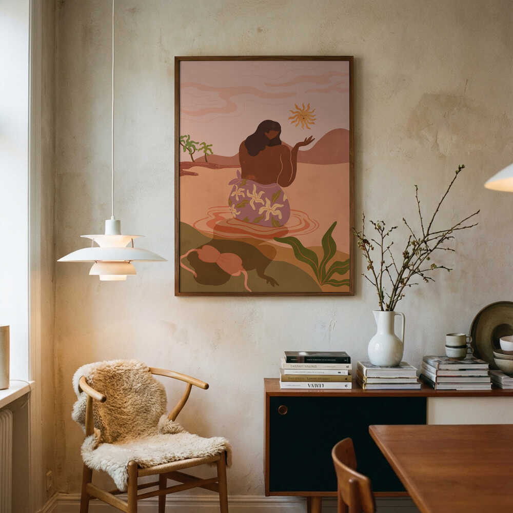 Sonnenuntergang-Poster