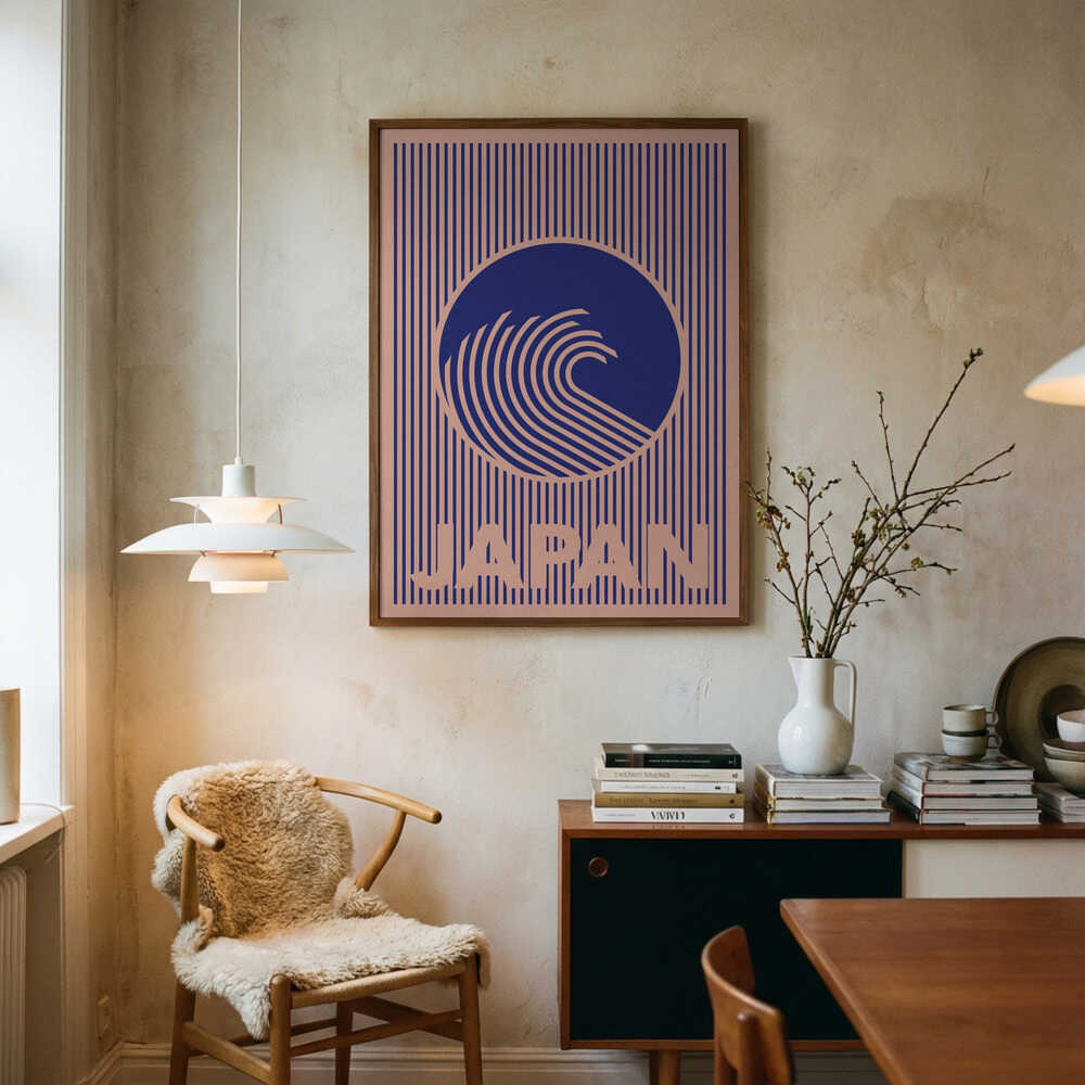 Poster „Die große Welle von Japan“