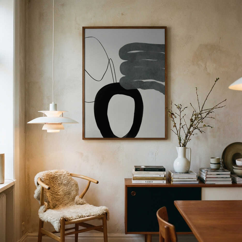 Gemalte Linien Swazz Kopie Poster