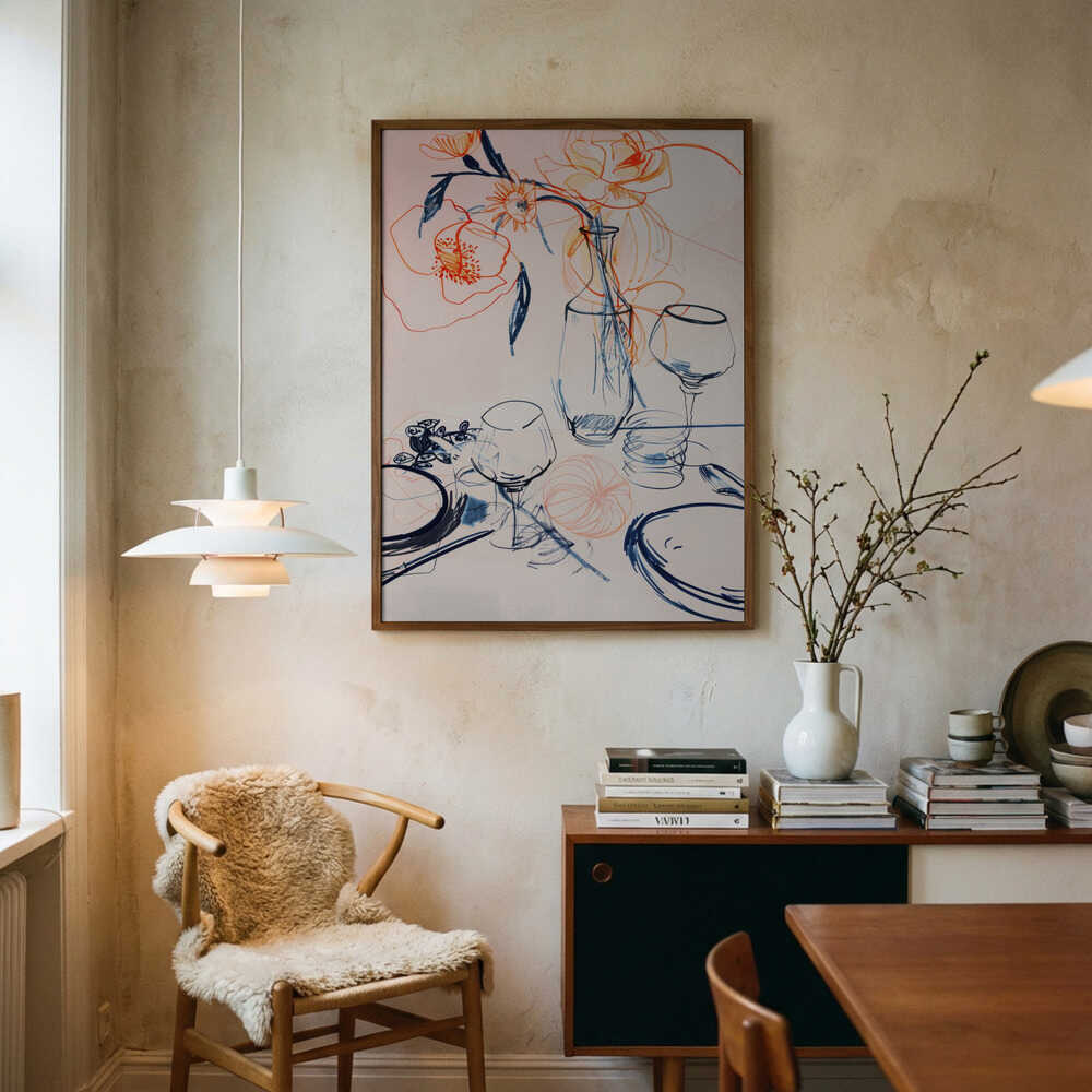 Floral Still-Life Poster