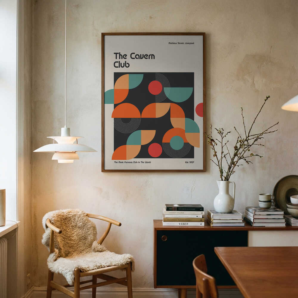 Poster mit Cavern-Club-Design Poster