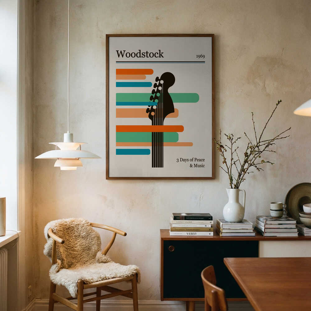 Woodstock Guitar Festival Poster