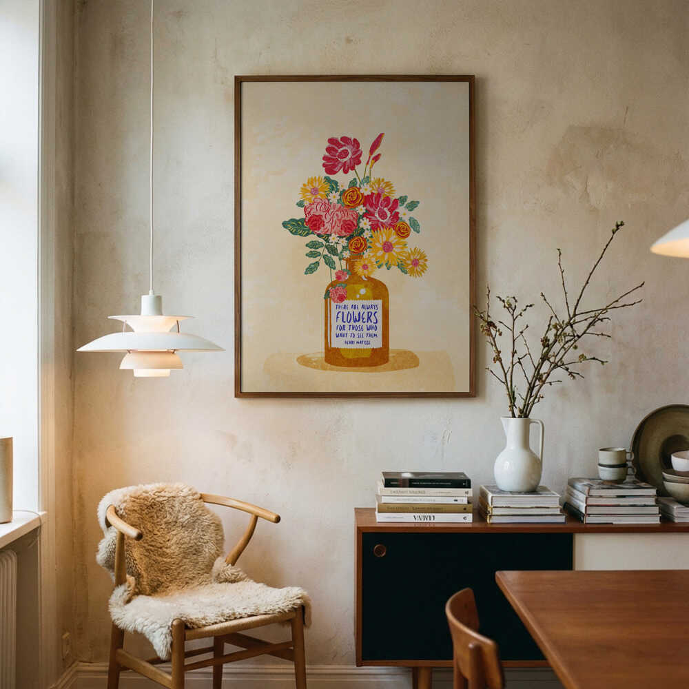 Immer Blumen – Poster