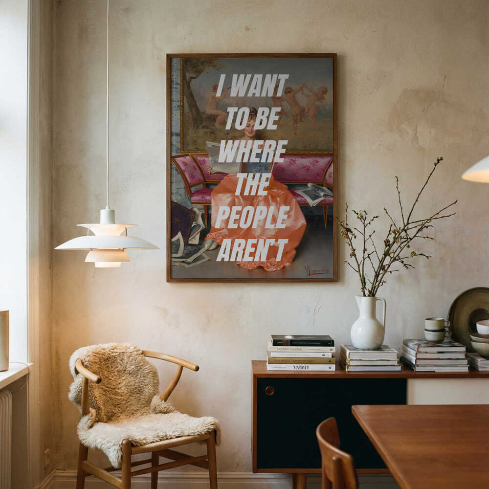 Poster „Der Wunsch der Einsamkeit“