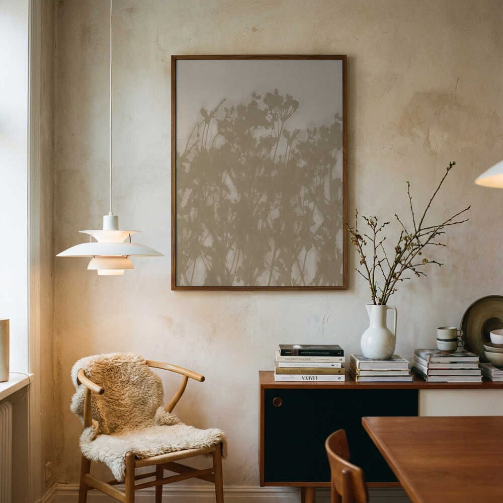 Botanical Shadows Poster