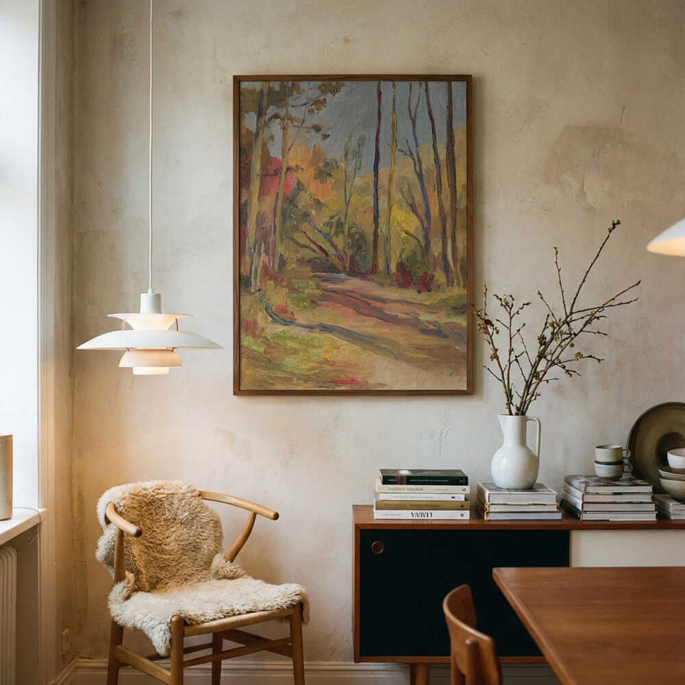 Friedlicher Herbstweg – Poster