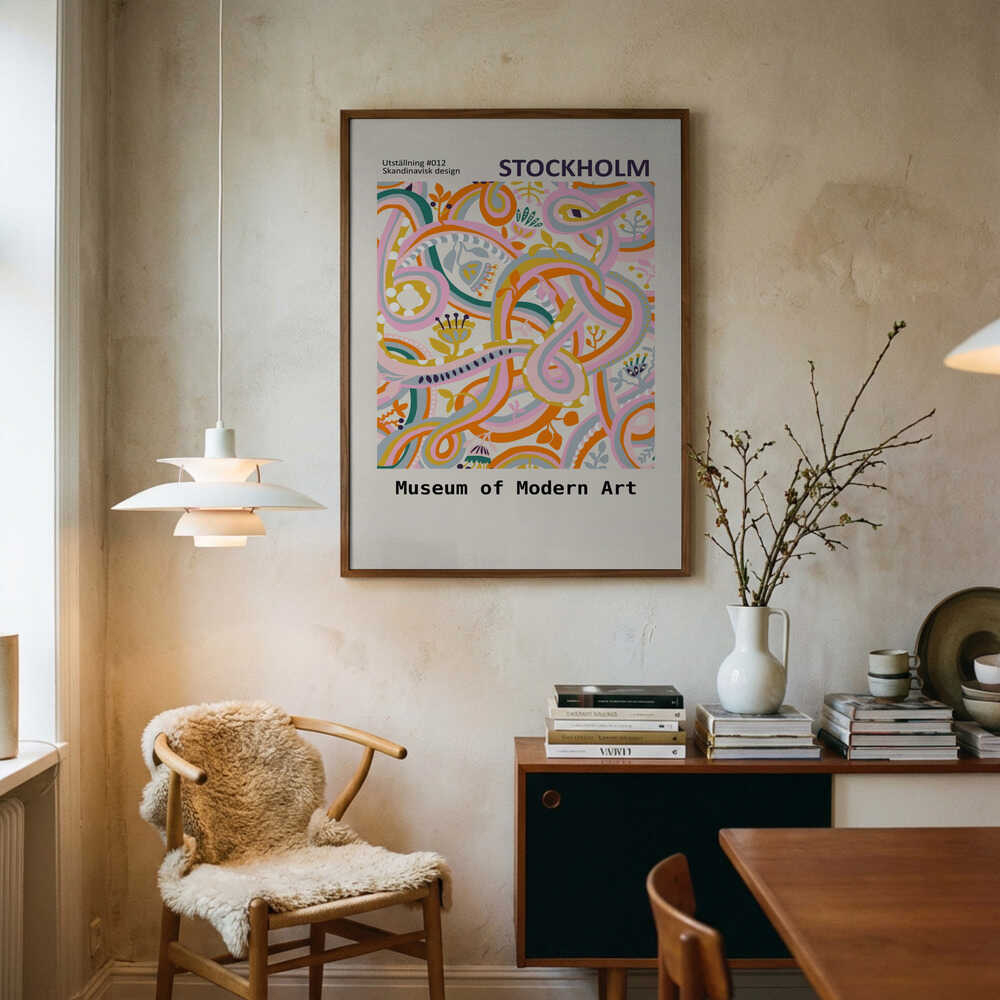 Botanical dopamine Exhibition Stockholm Poster