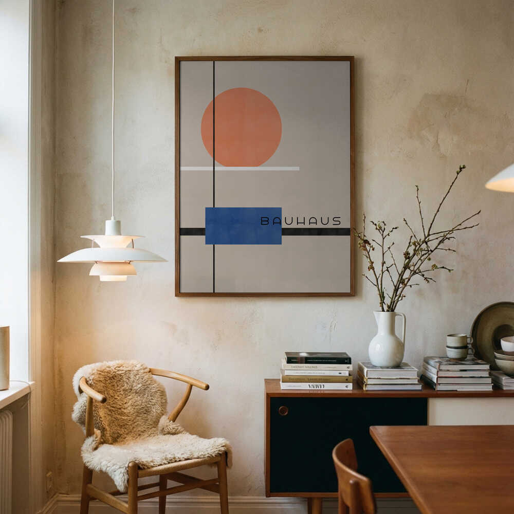 Moderne abstrakte Geometrie – Poster