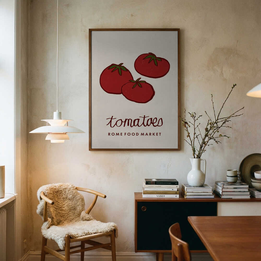 Fresh Market Tomatoes Poster