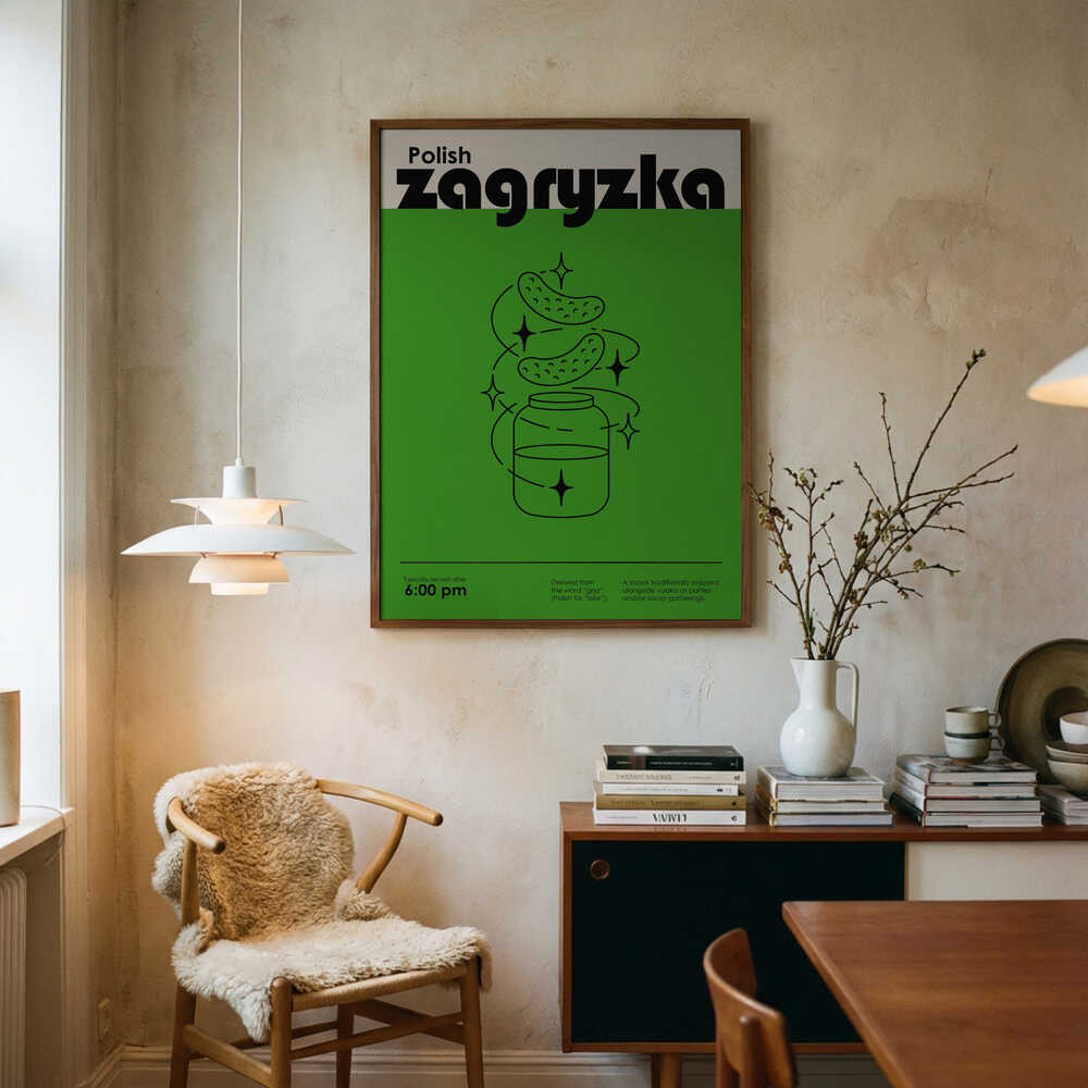 Grüner polnischer Snack, Poster