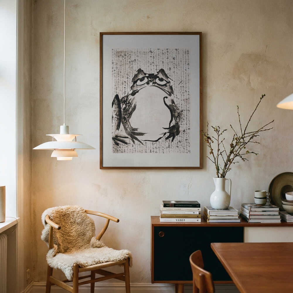 Japanischer Frosch (spätes 18. bis 19. Jahrhundert) – Poster