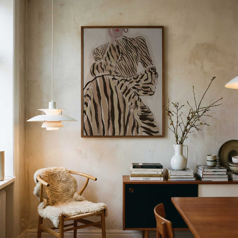Eleganz des Zebras – Poster