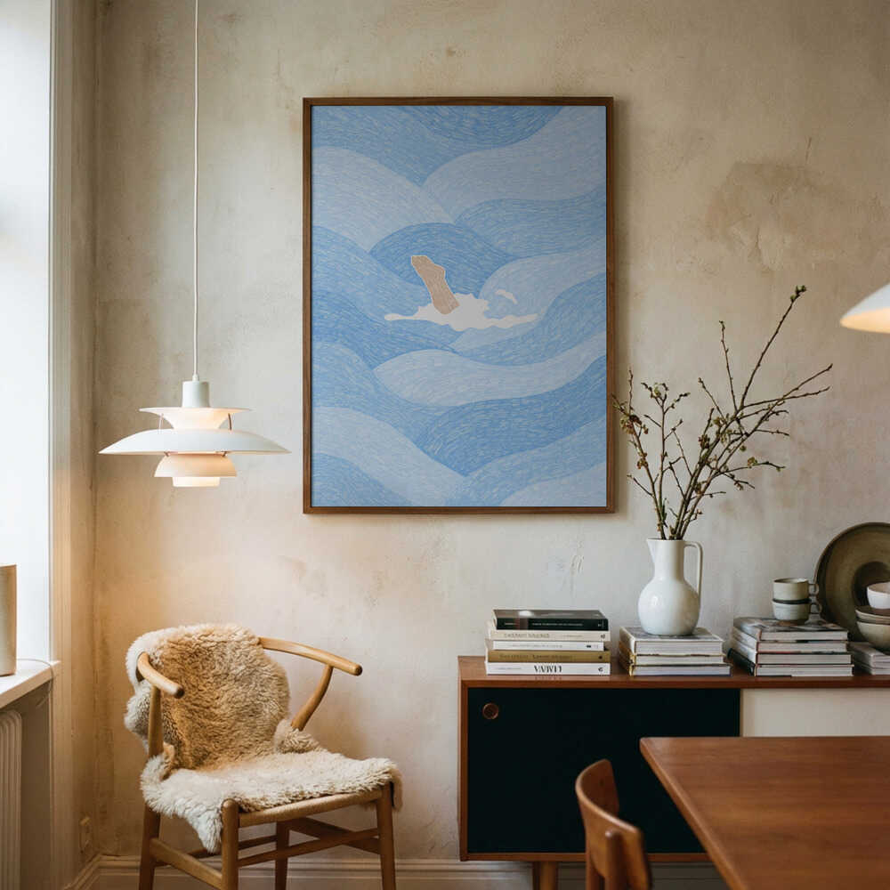 Poster „Flucht ans Meer“
