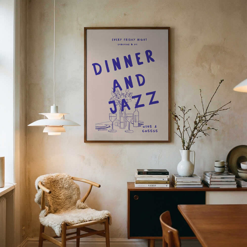 Jazz Night Feast Poster