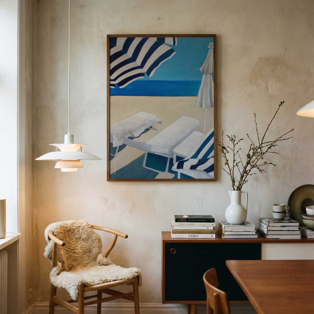 Beachside Serenity Poster