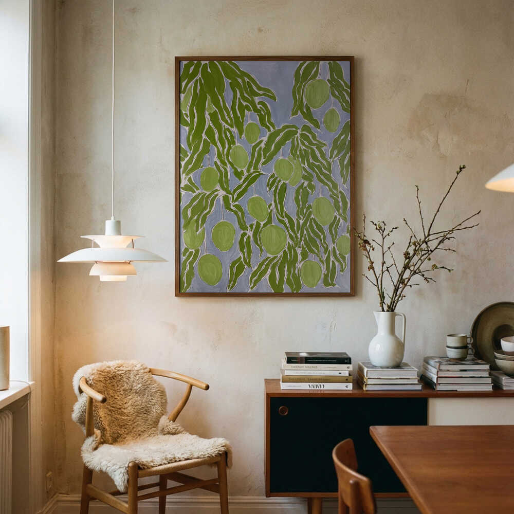 Green Citrus Grove Poster