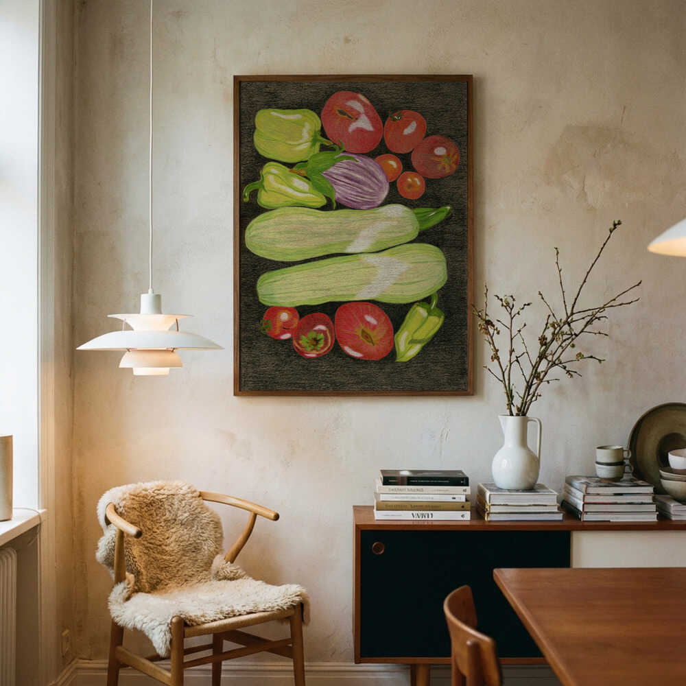 Fresh Garden Harvest Poster