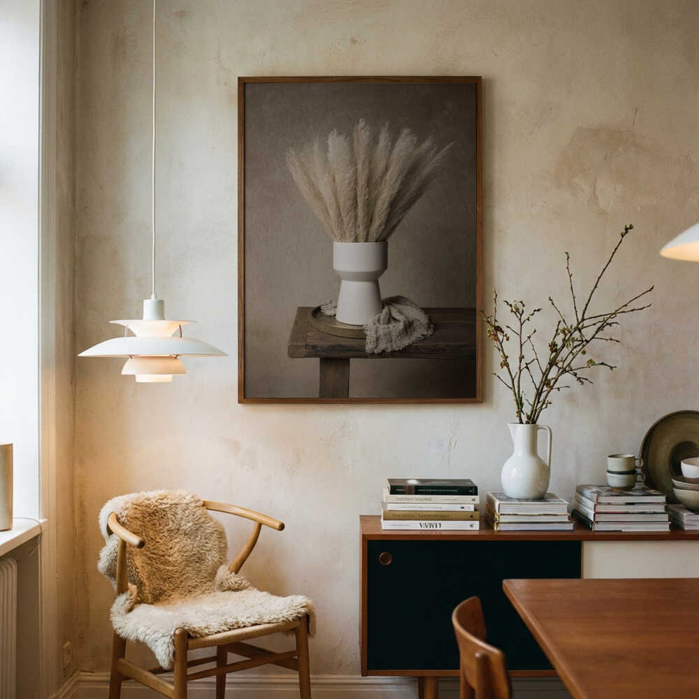 Poster „Modernes Pampas-Stillleben“