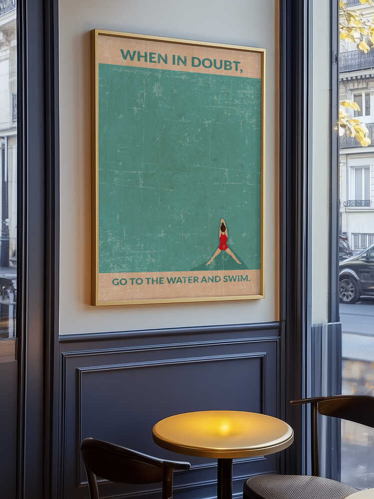 Open Water Standard Wandkunst – Poster