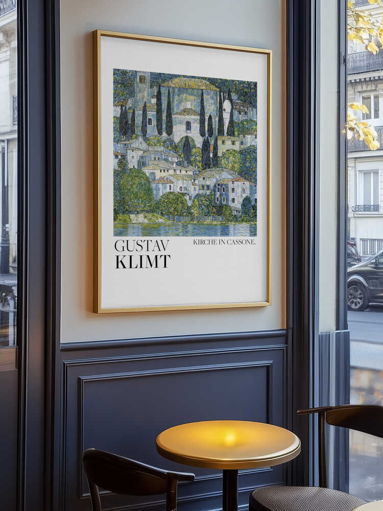 Kirche in Cassone (1913) – Poster-Poster