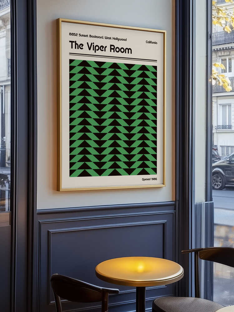 Viper Room Retro Poster