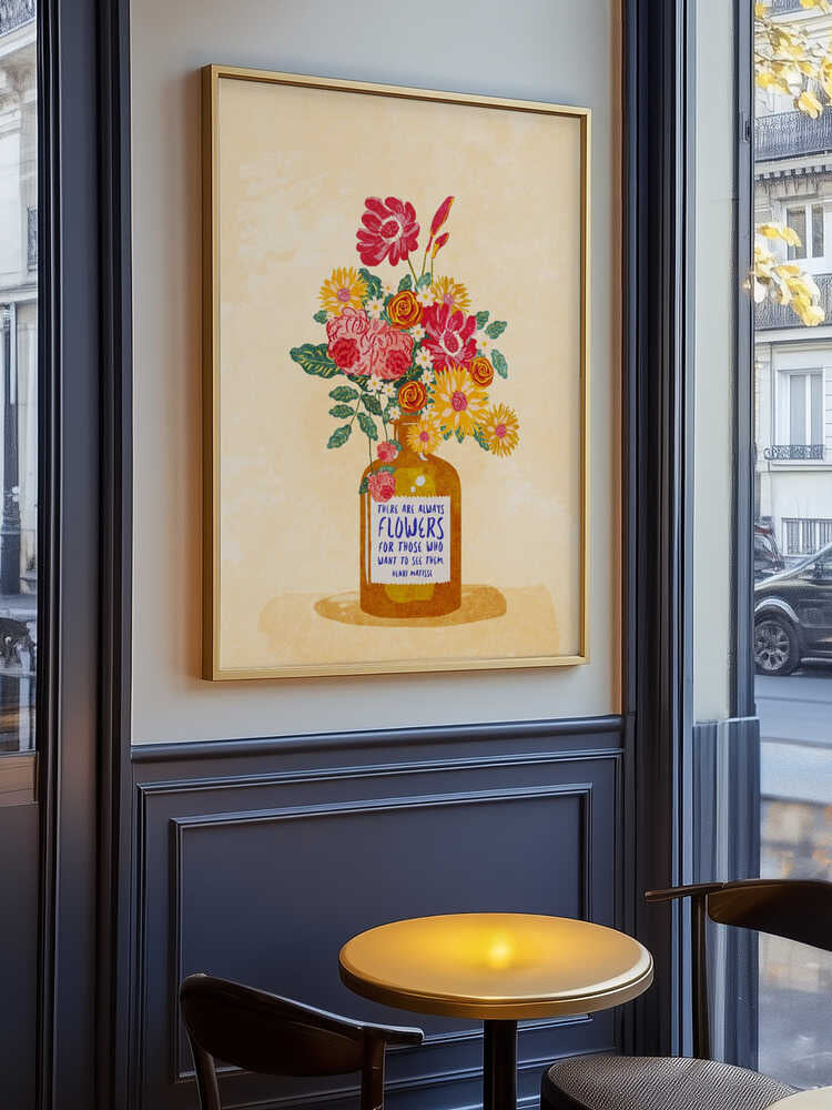Immer Blumen – Poster