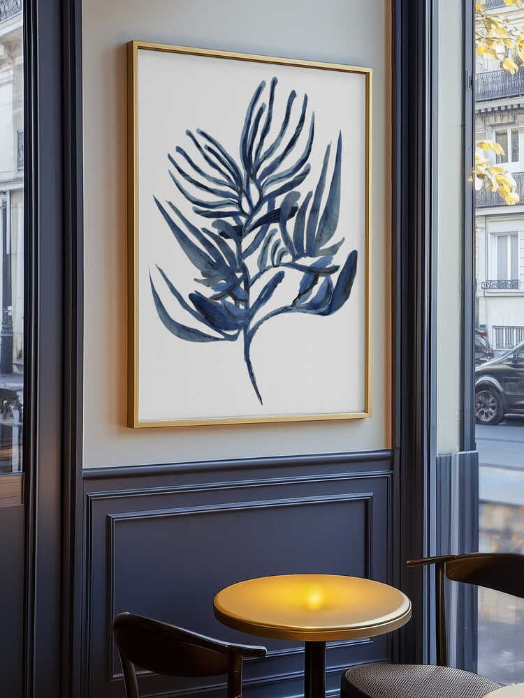 Blue Aquatic Plant Poster 1 Poster