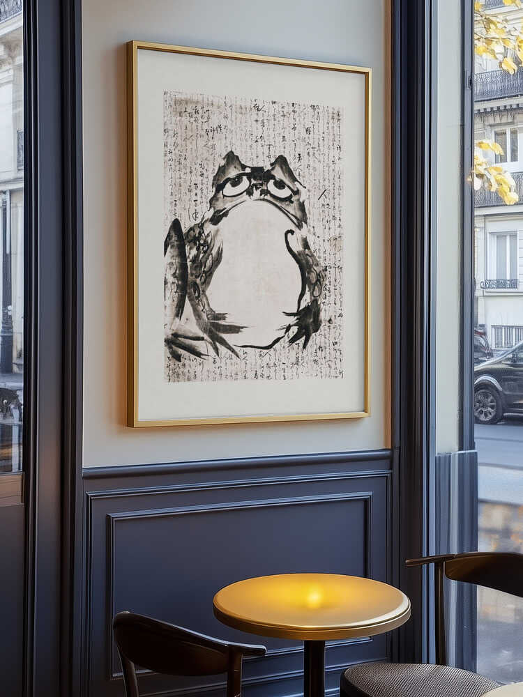 Japanischer Frosch (spätes 18. bis 19. Jahrhundert) – Poster
