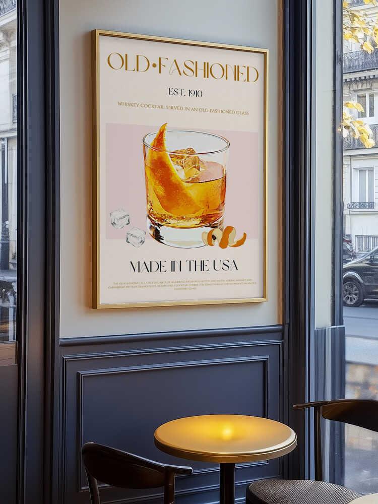 Classic Cocktail Charm Poster