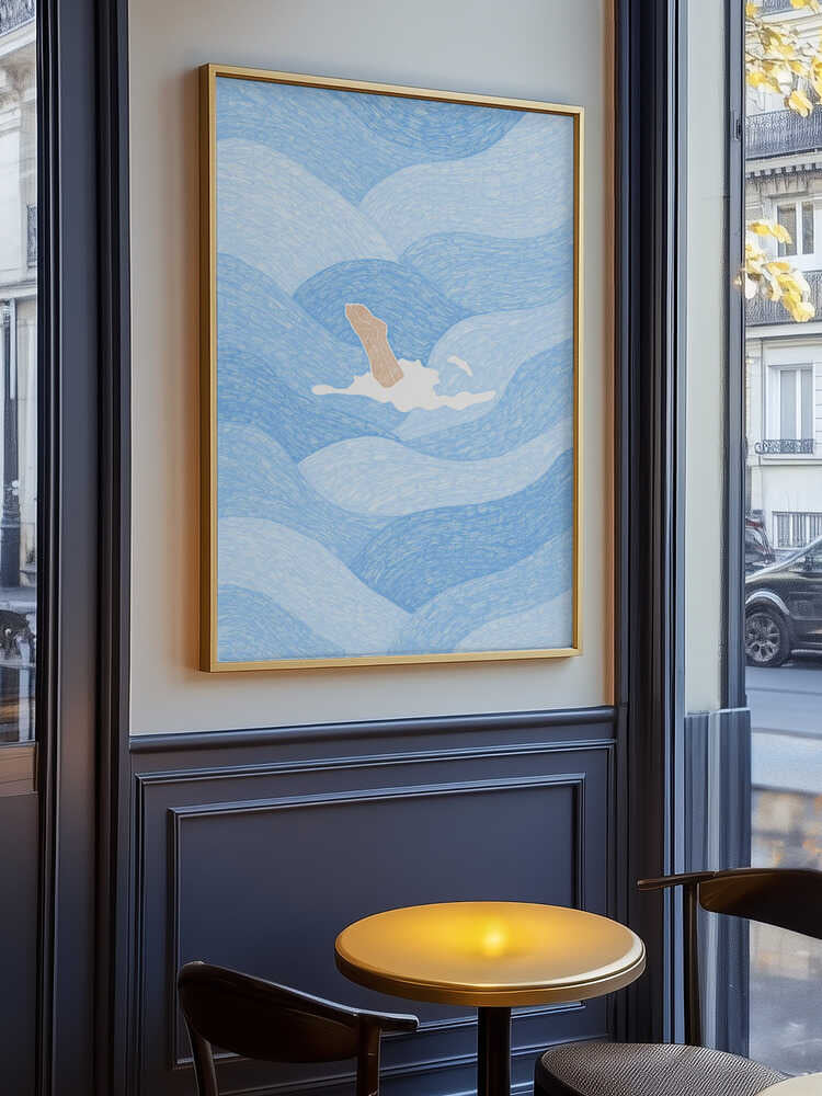 Poster „Flucht ans Meer“