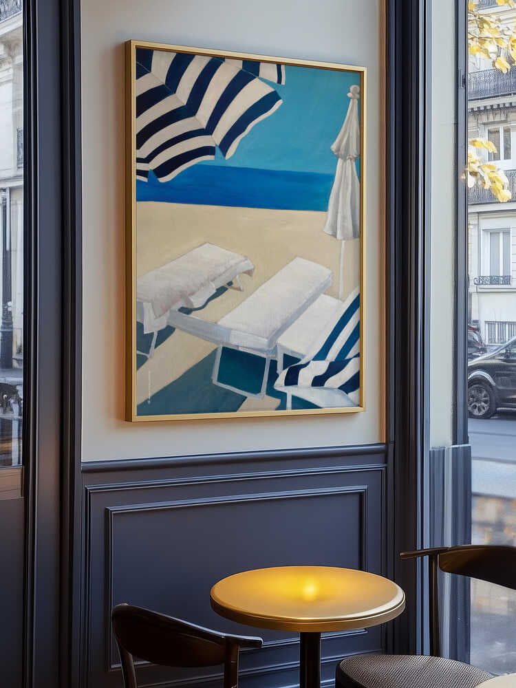 Beachside Serenity Poster