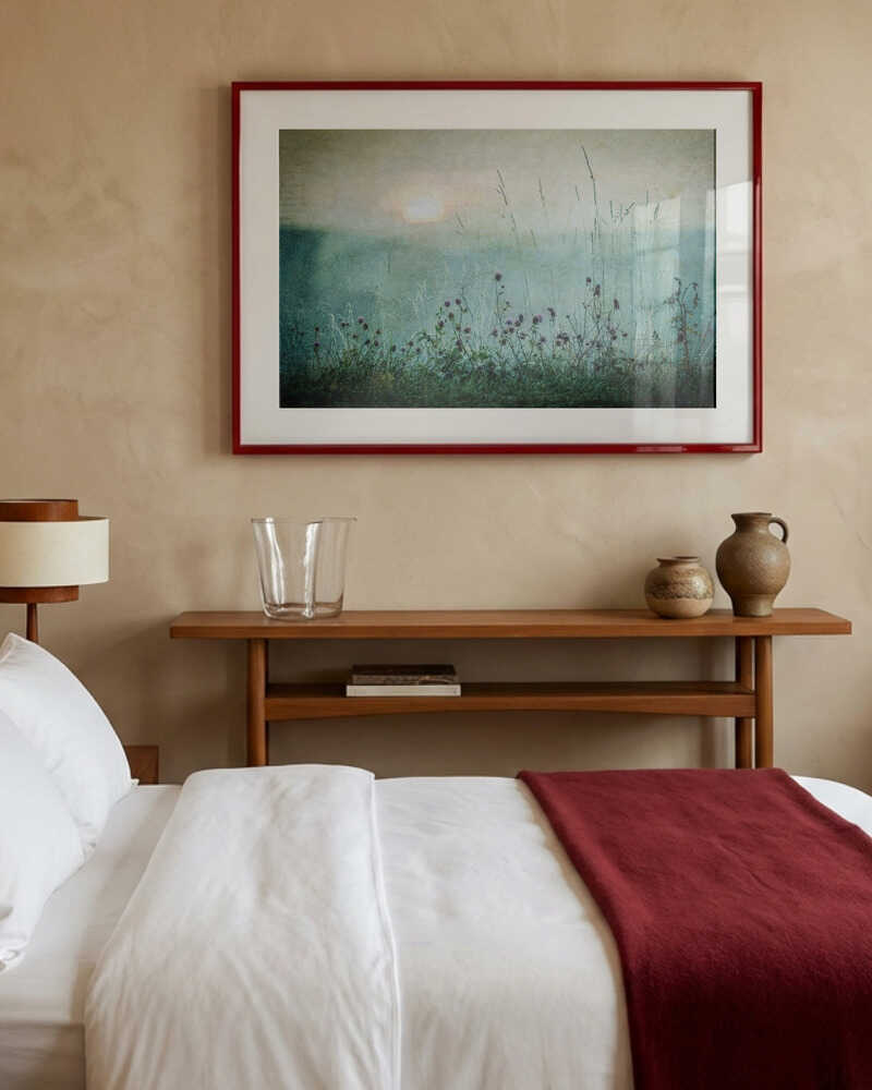 Herbstmorgenrot-Poster