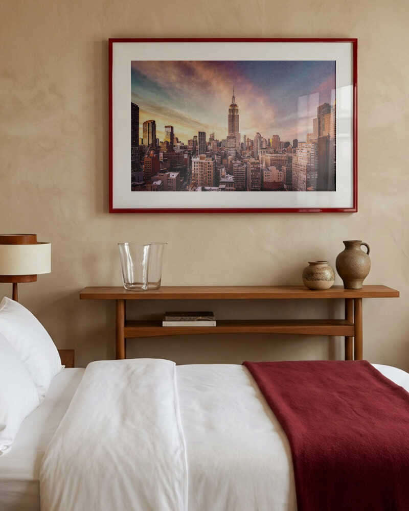 Poster „Sonnenuntergang in Midtown“