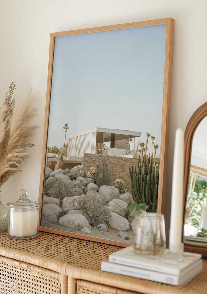 Desert Modern Oasis Poster