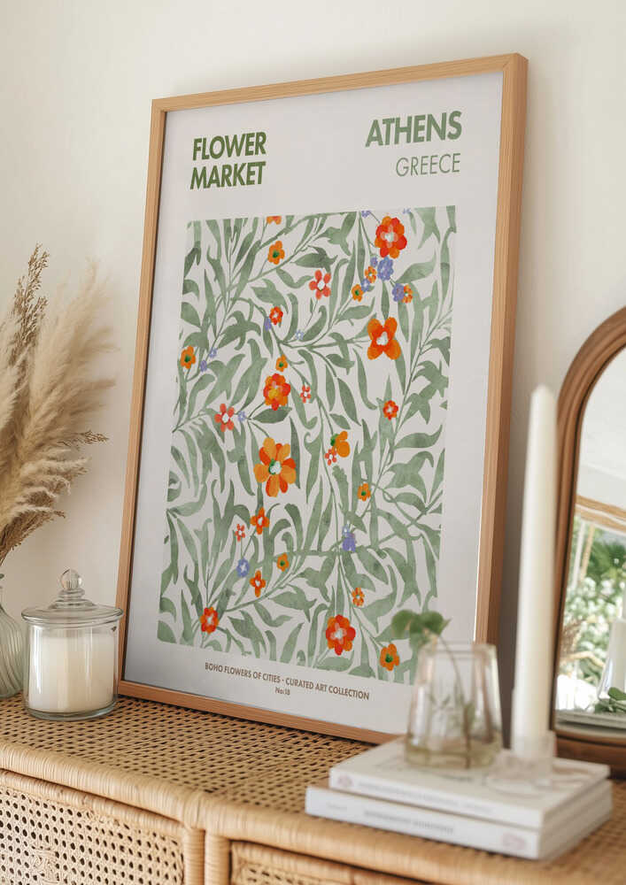 Blooming Athens Essence Poster