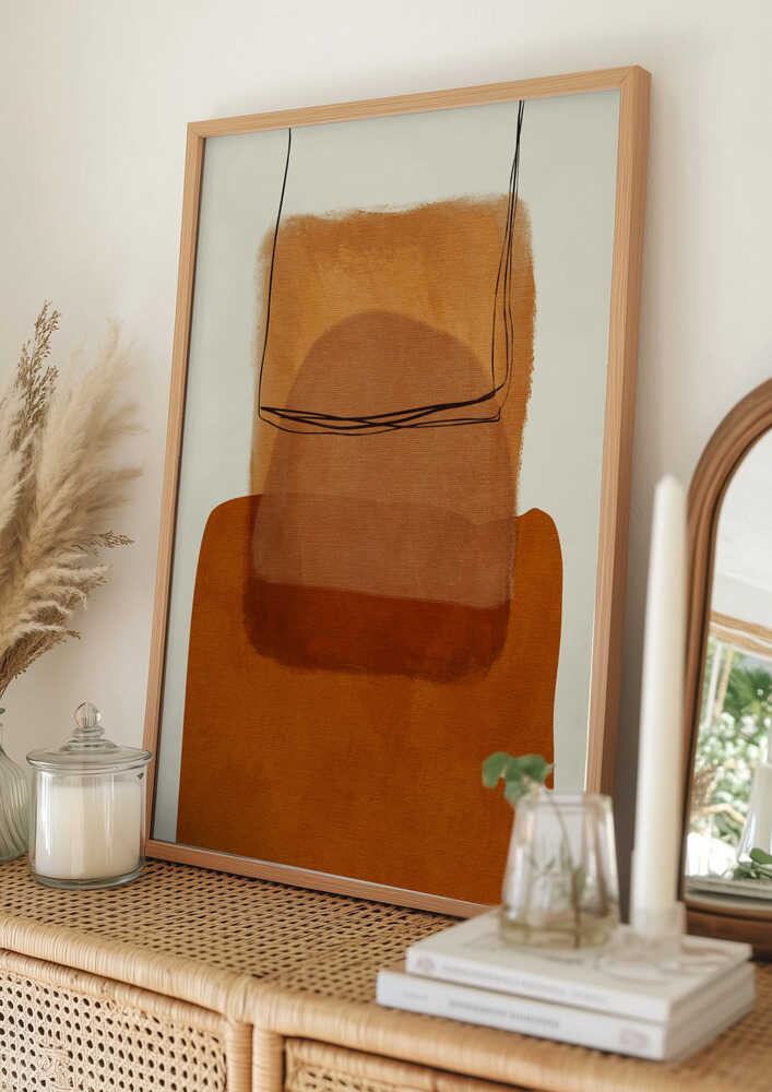Painted Lines Desatur Kopie Poster